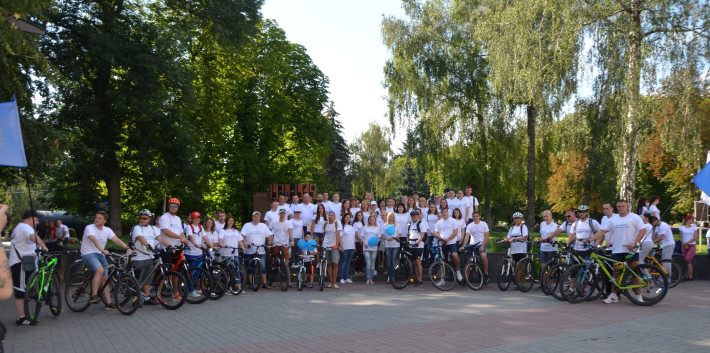 Рада суддів України привітала учасників велопробігу у Вінниці