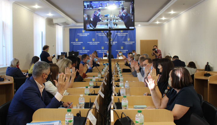 Рада суддів України обговорює кандидатів на посаду члена Конкурсної комісії щодо призначення членів ВККС України