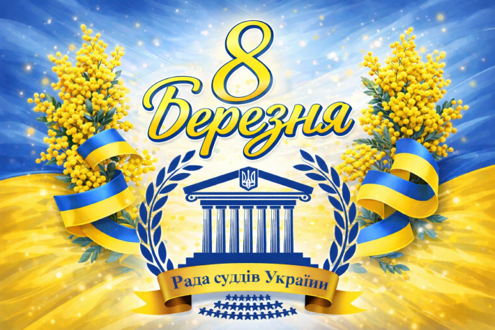 Привітання Голови Ради суддів України з нагоди Міжнародного жіночого дня