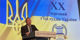 Голова Ради суддів України Богдан Моніч прозвітував перед делегатами з'їзду суддів України