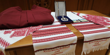 У Конституційному Суді України відбулася урочиста церемонія складення присяги  суддею Суду Юрієм Барабашем
