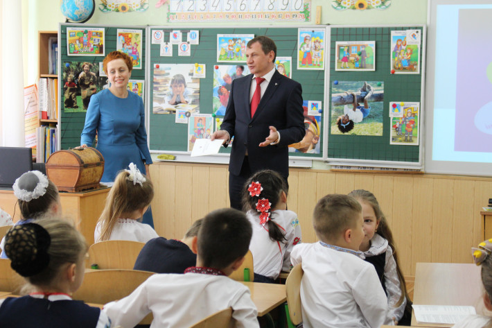Великі права маленької дитини - Голова РСУ зустрівся з школярами київської школи №274