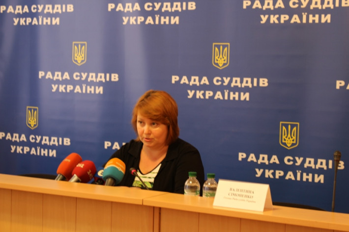 Голова Ради суддів України Валентина Сімоненко проводитиме особистий прийом громадян кожного другого понеділка місяця