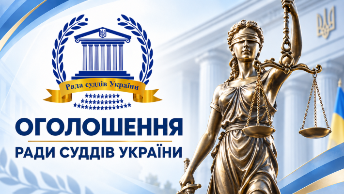 Оголошення Ради суддів України