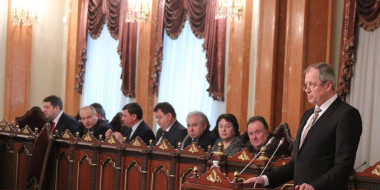Доповідь Голови Верховного Суду України Ярослава Романюка під час спільного засідання